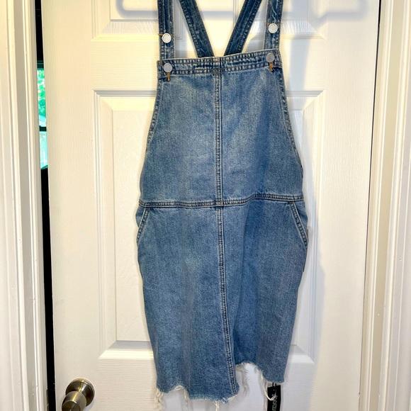 NWT BLANKNYC denim overall skirt size 30